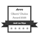 Avvo | Client's Choice Award 2025 | Jack Lee Stipe